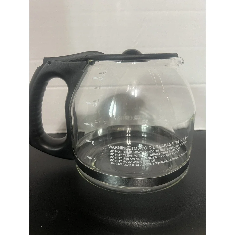 Mr.Coffee PLD12-RB 12-Cup Carafe‎ - Black